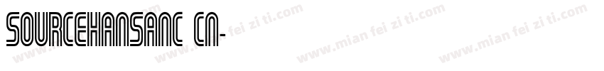 SOURCEHANSANC CN字体转换
